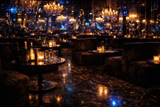 ホストクラブの店内の様子