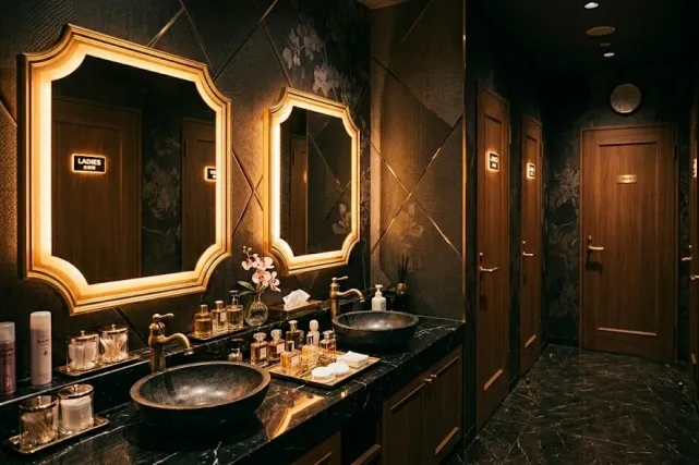 ナイトクラブ店舗のトイレのイメージ